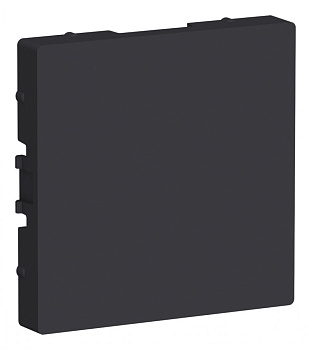 ATLASDESIGN Заглушка СУ без суппорта для многопостовых рамок . карбон IP20 (кр.5шт) Schneider Electric