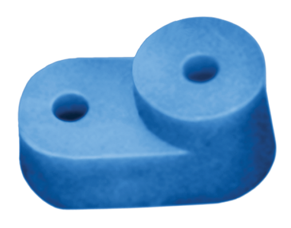 Изолятор угловой для 0 шины синий IEK Изолятор угловой для 0 шины синий IEK