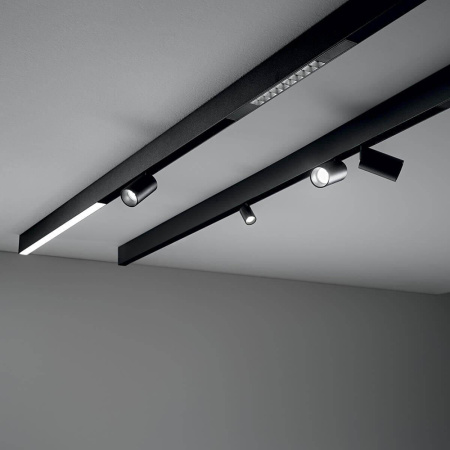 Шинопровод для низковольтных трековых светильников, черный, 2м, CABM1000