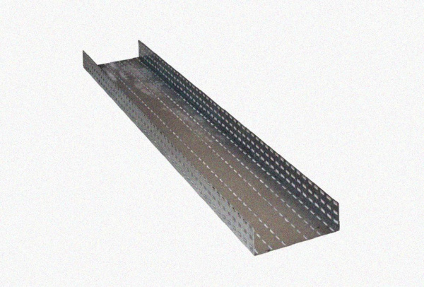 Лоток перфорированный ЛМ 100х80х2000 УТ1,5, горячее цинкование S1,5