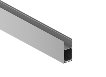 Donel Накладной/подвесной алюминиевый профиль,32,2х71,5х2000. Цвет: Анодированное серебро,серия:DN8HF