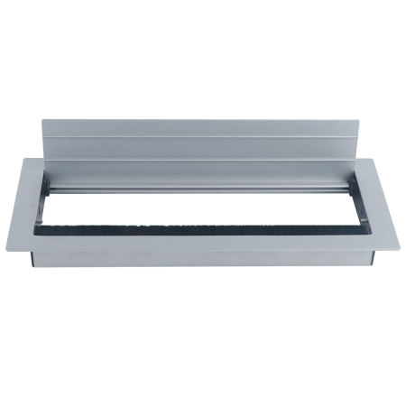 Donel Кабельный громмет (лючок) в стол, 310*120мм, цвет: серебро