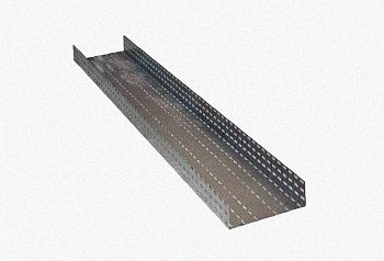 Лоток перфорированный ЛМ 200х80х3000 УТ1,5, оцинкованный лист, S0,8