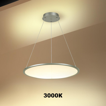 Подвесной димм.св-к IP20 LED 3000~6000К ITER серебро B NOVOTECH