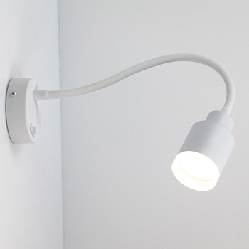 Бра на гибком основании GWL-GU10-M-IP20 белый сказка General Бра на гибком основании GWL-GU10-M-IP20 белый сказка General