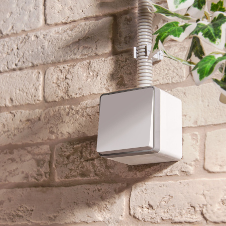 Выключатель одноклавишный влагозащищенный (белый) Gallant ОУ IP44 Werkel