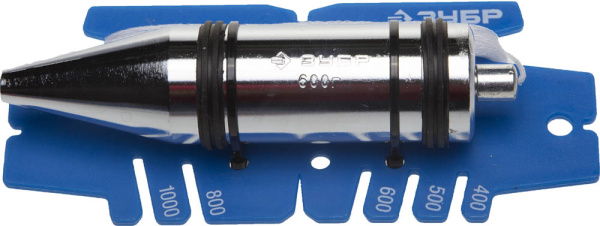 Отвес "ЭКСПЕРТ" строительный со шнуром и безопасным наконечником, 800г ЗУБР