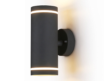 Светильник уличный настенный архитектурный ST3332/2 GR серый IP54 GX53/2 max 15W 210*85*125 Ambrella Light