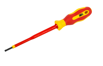 Отвертка диэлектрическая SL3,0х100 Т2 IEK