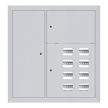 Щит этажный 8 кв, слаботочка слева (1000х950х150) Basic EKF