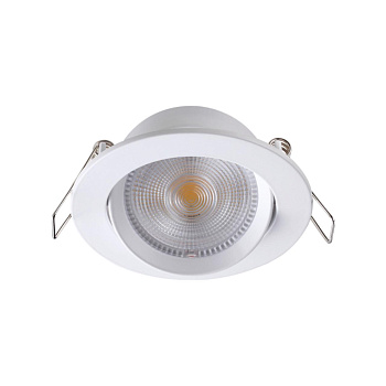 Встр.поворотный св-к IP20 LED 3000К 10W 85-265V STERN белый NOVOTECH