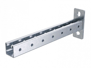 Консоль одиночная, 41х41 мм, осн.300, нержавеющая сталь AISI 304 DKC