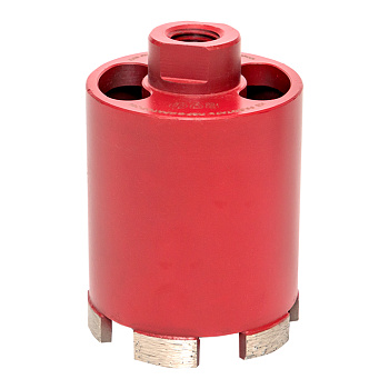 Коронка алмазная для дрелей с микроударом (верхнее пылеудаление) DCH-68MHS Micro Hit Laser M16 Professional EKF