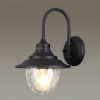 Ландшафтный настенный св-к E27 1*60W IP44 KALPI черный/стекло B ODEON LIGHT
