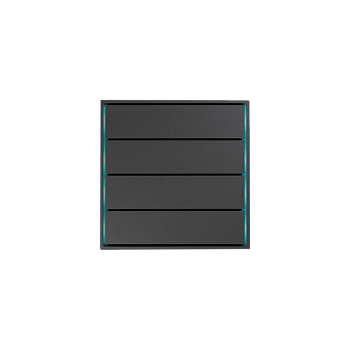 Donel Сенсорный кнопочный модуль KNX, 4 группы, метеорит. Серия устройств: DKNX