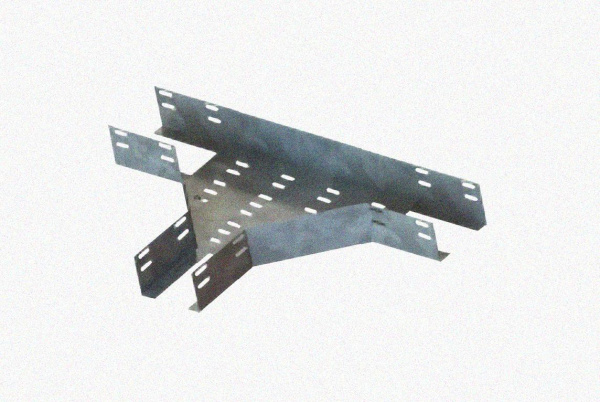 Лоток тройниковый перфорированный ОТ 100х100 УТ1,5, горячее цинкование, S2,0