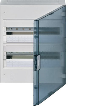 Щит VEGA 36 модулей, накладного монтажа, прозрачная дверь, Hager VB218PB