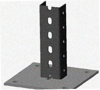 Стойка напольная (потолочная) СНП1000х4 УХЛ1,горячее цинкование, S4,0