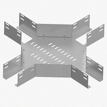 Лоток крестообразный перфорированный КМ 400х50 У3, окрашенный, S1,5