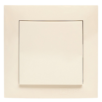 Валенсия выключатель 1-кл, 10А кремовый перекрестный EKF