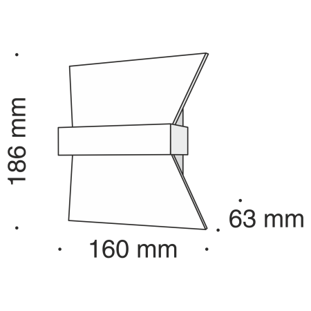 Бра 7Вт 3000K Черный IP20 Trame C805WL-L7B Technical