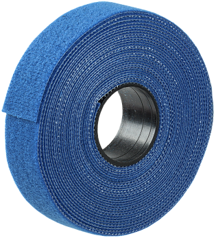 Хомут-липучка ХКл 16мм синий (5м/ролл) IEK