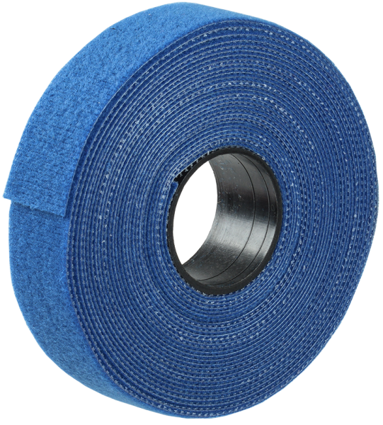Хомут-липучка ХКл 16мм синий (5м/ролл) IEK