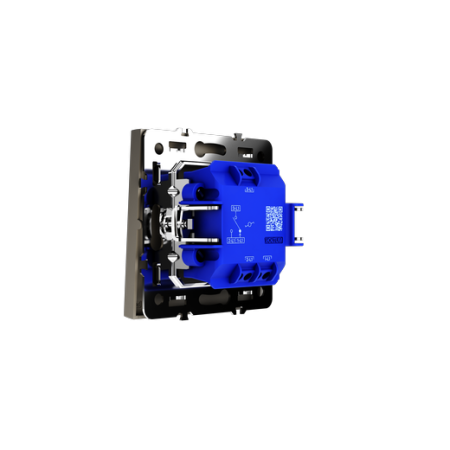 Проходной переключатель встраиваемый Voltum S70 одноклавишный 10А, (кашемир)