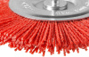 Профессионал. Щетка дисковая для дрели, нейлоновая проволока с абразивным покрытием, 75мм ЗУБР