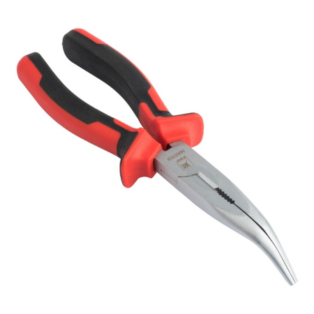 Длинногубцы изогнутые Master 200 мм Basic EKF
