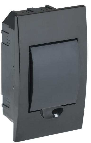 Корпус пластиковый ЩРВ-П-4 IP41 черный KREPTA 3 IEK