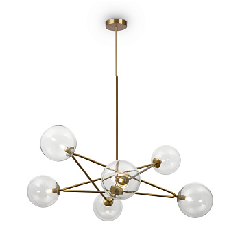 Подвесной светильник 6*G9 35Вт Латунь IP20 Bumble FR5144PL-06TR Freya