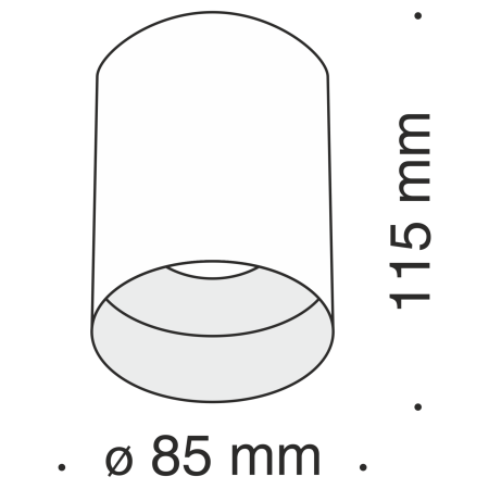 Потолочный светильник 1*GU10 50Вт Черный IP20 Alfa C014CL-01B Technical