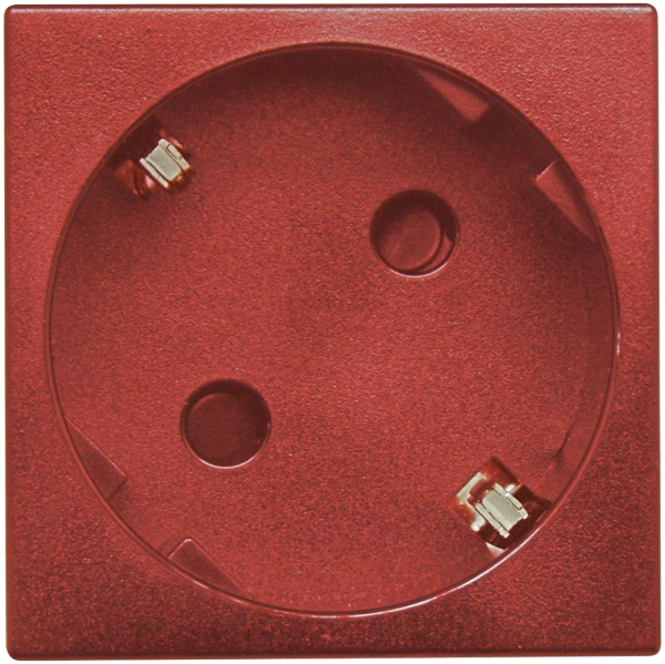 Donel Розетка 2К+З нем.ст., 45 гр., с з/ш, крас. матовая (45х45мм), серия (тип) DF6 Donel Розетка 2К+З нем.ст., 45 гр., с з/ш, крас. матовая (45х45мм), серия (тип) DF6