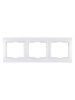 Рамка 3-х постовая горизонтальная белая "Таймыр" TDM