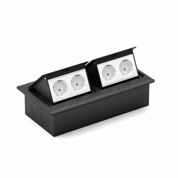 Donel Выдвижной блок 8 (4+4) мод. антрацит (с уст. набором)