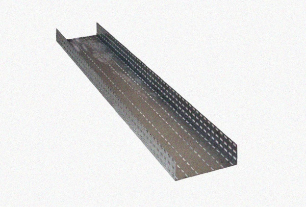 Лоток перфорированный ЛМ 400х100х2000 УТ1,5, горячее цинкование, S1,2