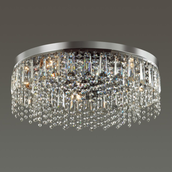 Люстра потолочная E14 5*40W 220V SPARKLE хром LUMION