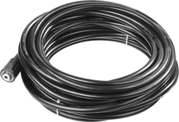 Шланг высокого давления для минимоек, 70411-375-15, 250 Атм, 15м, для пистолета 375 серии ЗУБР