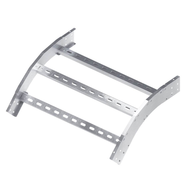 Угол вертикальный внешний 45 градусов, 100х300 R600, цинк-ламельный DKC