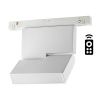 Трековый св-к димм.с ДУ,со сменой цв.темп.IP20 LED 3000~6500К 10W 48V белый FLUM NOVOTECH