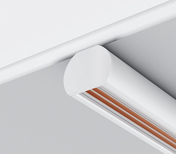 Заглушки для круглого низкопрофильного шинопровода Exility 2шт Maytoni