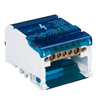 Шины на DIN-рейку в корпусе (кросс-модуль) 4х7 3L+PEN LD505-407 STEKKER