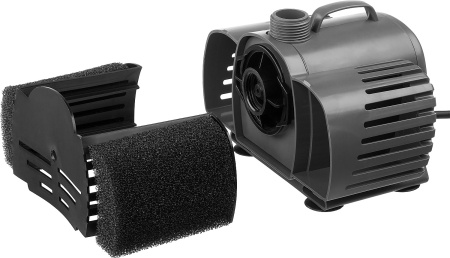 Насос фонтанный, ЗНФГ-50-3.4, для грязной воды, напор 3,4 м, насадки: колокольчик, гейзер, каскад, 85 Вт, 50 л/мин, ЗУБР