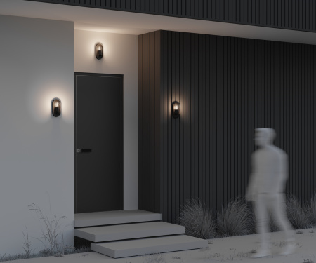 Настенный светильник (бра) 15Вт Графит IP65 Candle O449WL-01GF Outdoor Maytoni