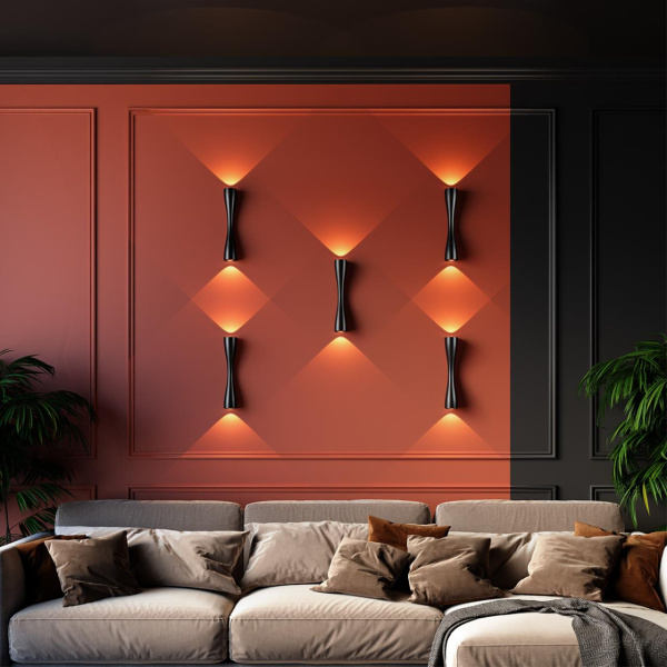 Настенный св-к IP20 LED 10W 453Лм 3000K ANIKA черный/металл ODEON LIGHT Настенный св-к IP20 LED 10W 453Лм 3000K ANIKA черный/металл ODEON LIGHT