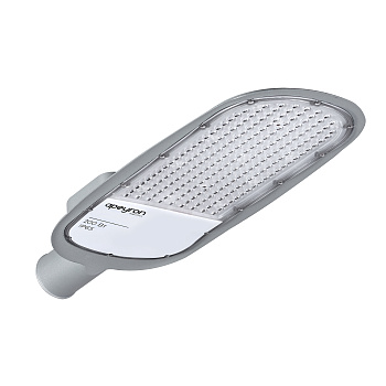 29-06 Светильник светодиодный, уличный, консольный 200Вт, 230/50Гц, 22000лм, 5000К, IP65, КСС "Ш", 595*230*80мм, Ф60мм, серый APEYRON