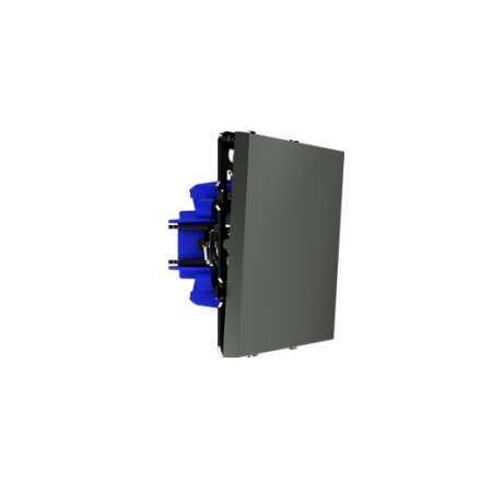 Перекрестный переключатель встраиваемый Voltum S70 одноклавишный 10А, (титан)