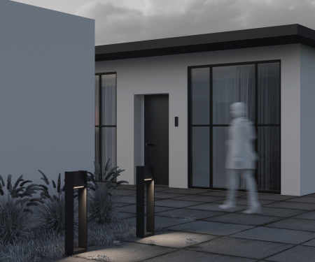 Ландшафтный светильник 16Вт 3000К Графит IP54 Gran O465FL-L16GF3K Outdoor Maytoni