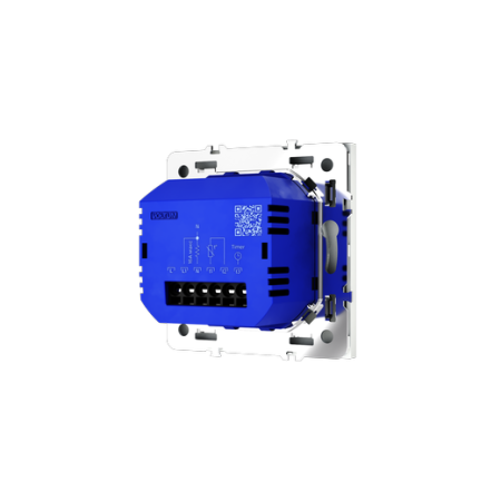 Терморегулятор электронный Voltum S70 с индикацией и датчиком, для теплого пола, (сталь)